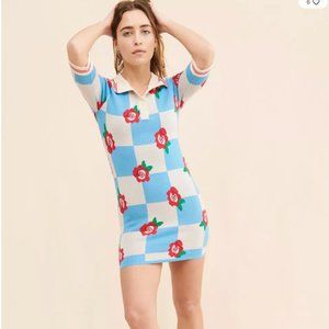 Glamorous x Free People Checkerboard Mini Dress